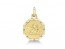 Médaille Ange octogonale (Or Jaune)