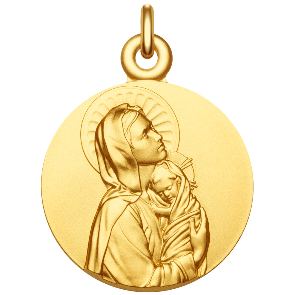 Medaille Bapteme Vierge à l'Enfant La Maternité