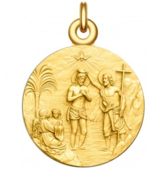 médaille baptême de Jésus