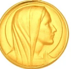 médaille de la Vierge Marie pour une baptisée
